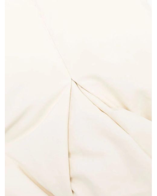 Jil Sander White Scarfs Cream