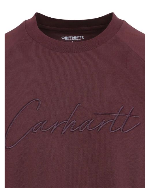 Carhartt Red Ray Raglan T-Shirt for men