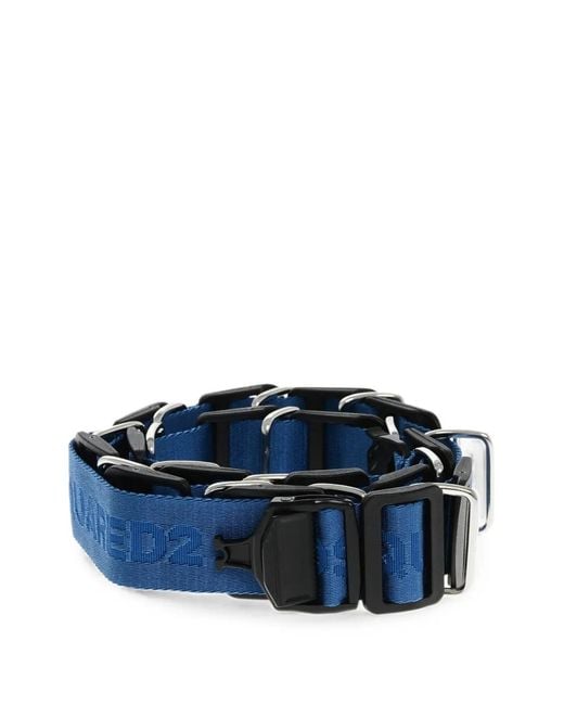 DSquared² Blue Logo-Detail Belt for men