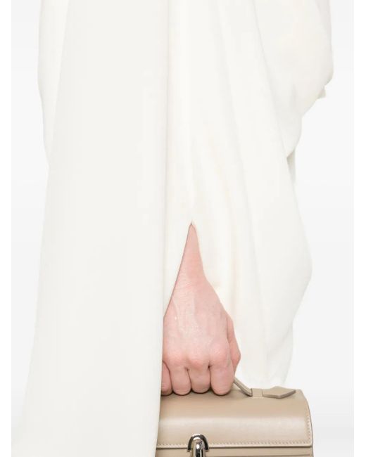 Robe Courte Eolia À Design Superposé ‎Taller Marmo en coloris White