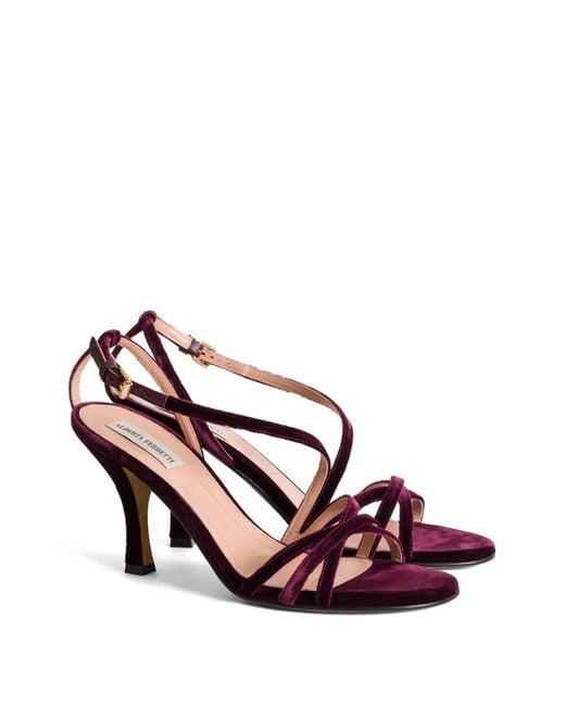 Alberta Ferretti Pink Strappy Sandals