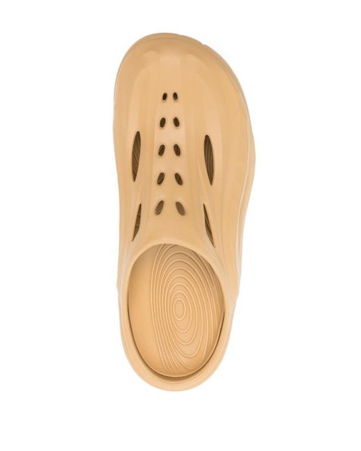 Hoka One One White Ora Recovery Round-toe Slippers for men