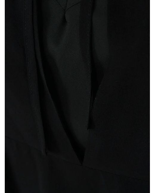 P.A.R.O.S.H. Black Silk Blouse
