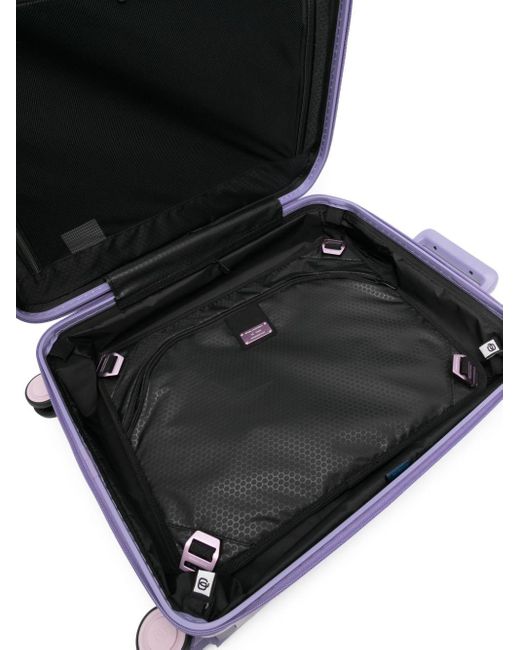 Piquadro Purple Four-wheels Cabin Suitcase