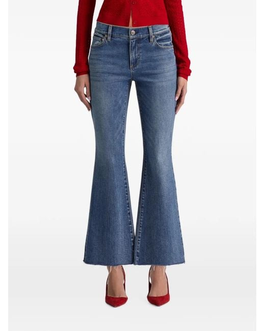 Alice + Olivia Blue Leslie Jeans