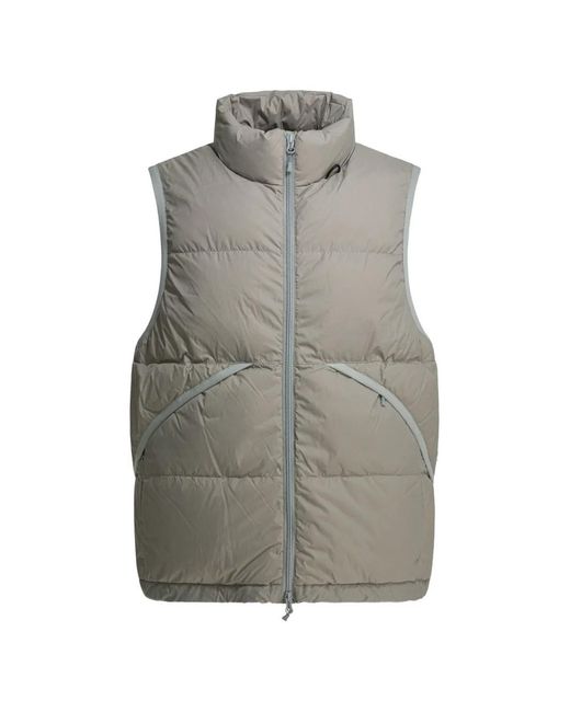 Daiwa Pier39 Gray Zip-Up Padded Gilet for men