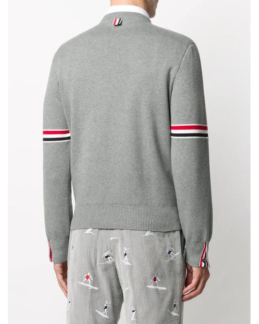 Pull classique Thom Browne pour homme en coloris Gray