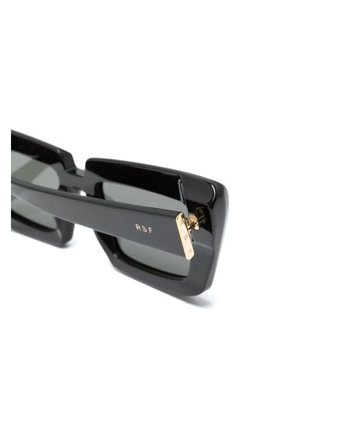 Retrosuperfuture Gray Coccodrillo Rectangle-Frame Sunglasses
