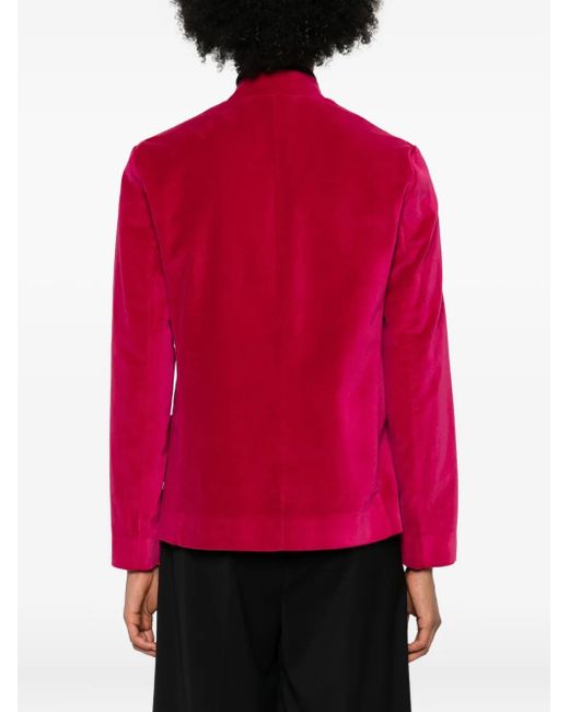 Chaqueta con bolsillo de parche ROSSO35 de color Red