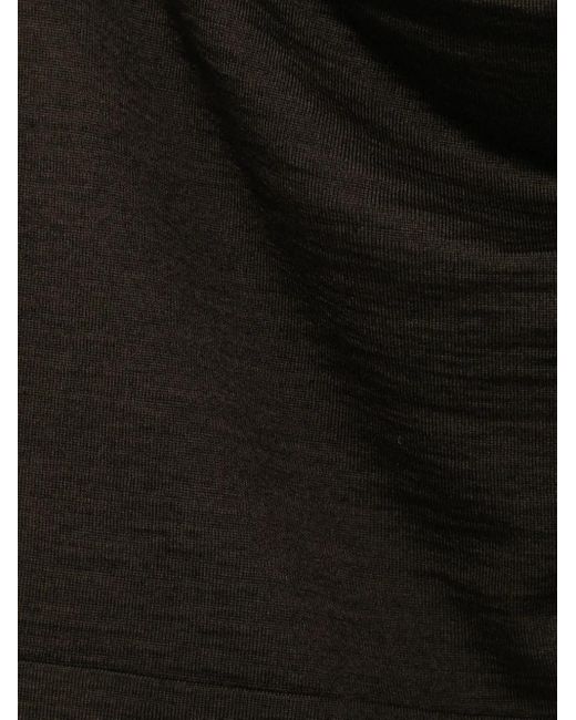 Lemaire Black Trompe L'Oeil Scarf