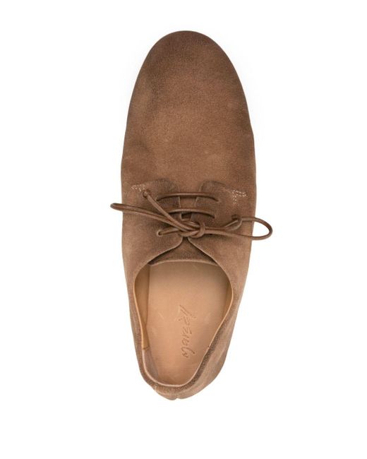 Marsèll Brown Steccoblocco Suede Lace-up Shoes