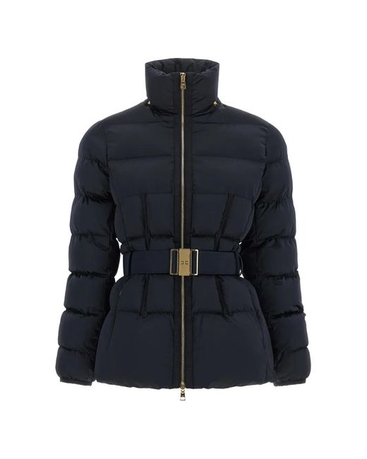 Elisabetta Franchi Blue Down Jacket