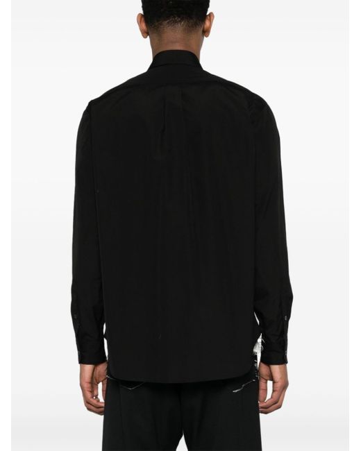 Yohji Yamamoto Popeline-Hemd in Black für Herren