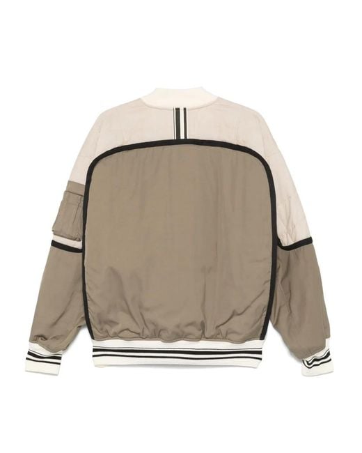 Mordecai Natural Padded Bomber Jacket for men