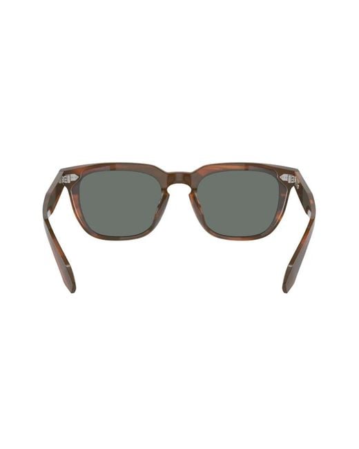 Oliver Peoples Gray Square-Frame Sunglasses