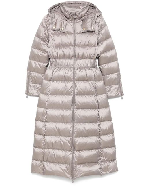 Cappotto Trapuntato di Twinset in Gray