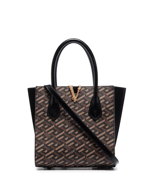 versace canvas tote bag