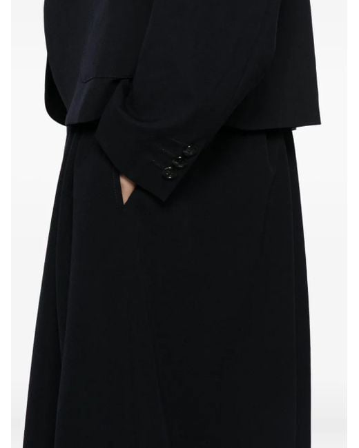 Comme des Garçons Black Wool Skirt