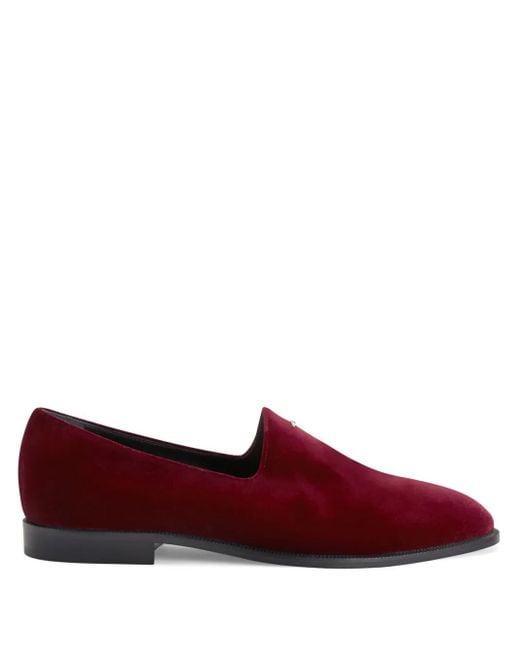 Giuseppe Zanotti Red Irmha Loafers for men