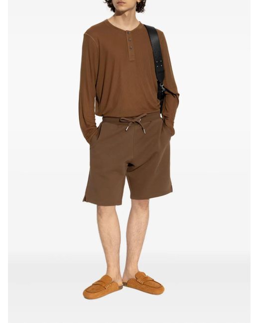 AMI Brown Long Sleeve Top for men