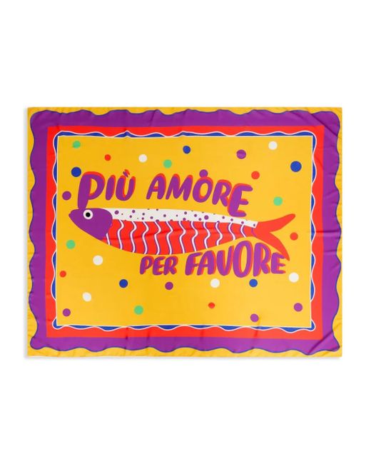 Brigitte Bardot Pink Slogan-print Beach Cover-up