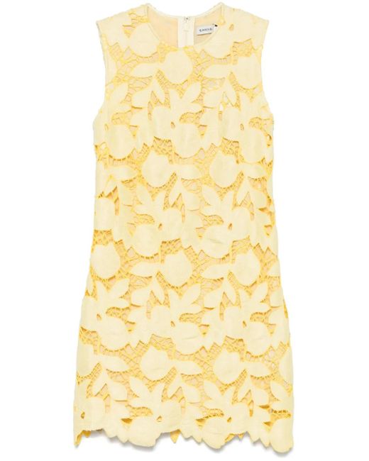Jonathan Simkhai Yellow Mickie Mini Dress