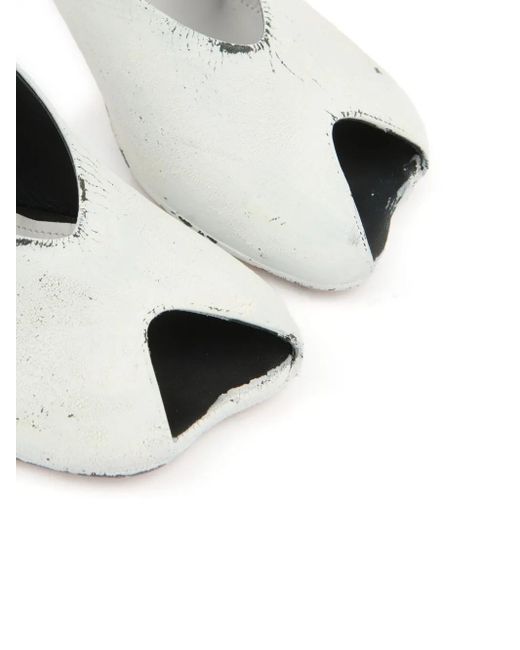MM6 by Maison Martin Margiela スリングバック サンダル White