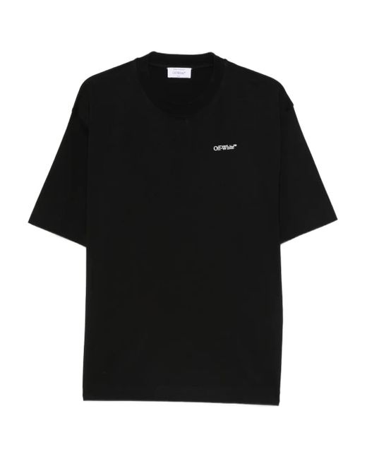 Off-White c/o Virgil Abloh Black Half Arrow Skate Logo T-Shirt