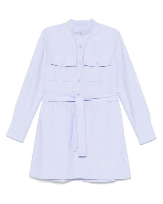 Givenchy White Embroidered Mini Dress