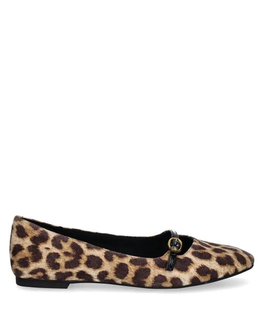 Kurt Geiger Brown Flexi Ballerinas