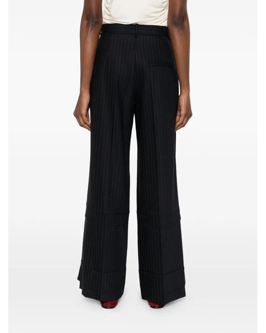 Khaite White Linden Palazzo Pants
