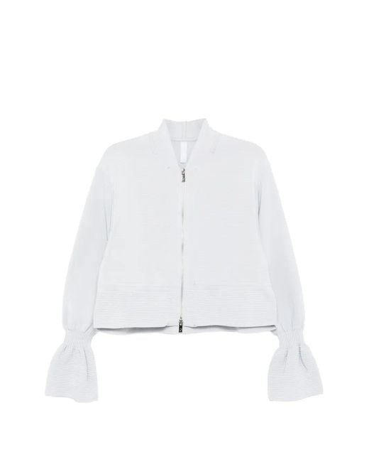 CFCL White Milan Cropped Jacket