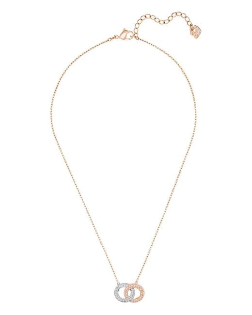 Swarovski White Crystal-Embellished Necklace