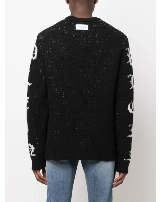 Philipp Plein Black Jumper for men