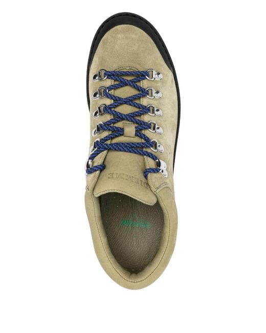 Diemme Green Lace-Up Suede Boots for men