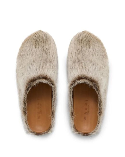 Marni Natural 'Fussbett' Sabots for men