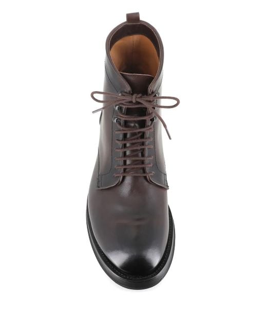 Bottes En Cuir À Lacets 30 Mm Alberto Fasciani pour homme en coloris Brown