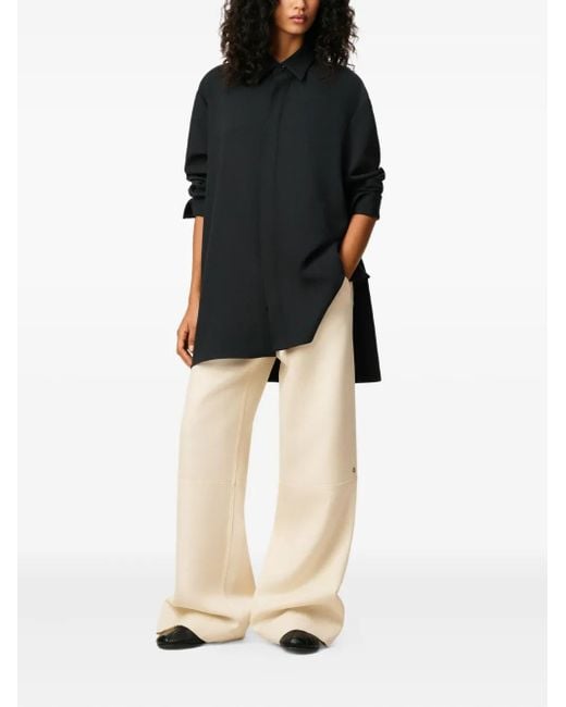 AMI Black Wool Shirt
