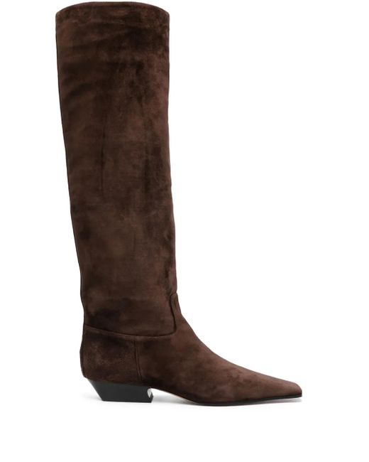 Khaite The Marfa 35mm ロングブーツ Brown