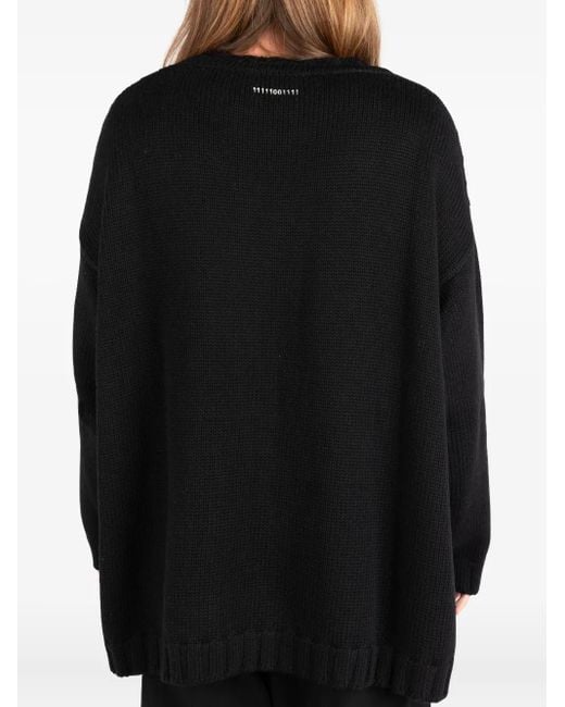 Pull À Patch Logo Societe Anonyme en coloris Black