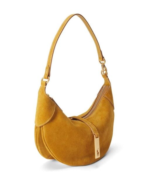 Suede yellow bag shop