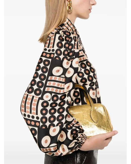 Zimmermann Black Illustration Blouse