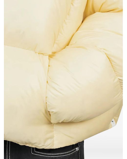 Jil Sander Natural Quilted Puffer Coat for men