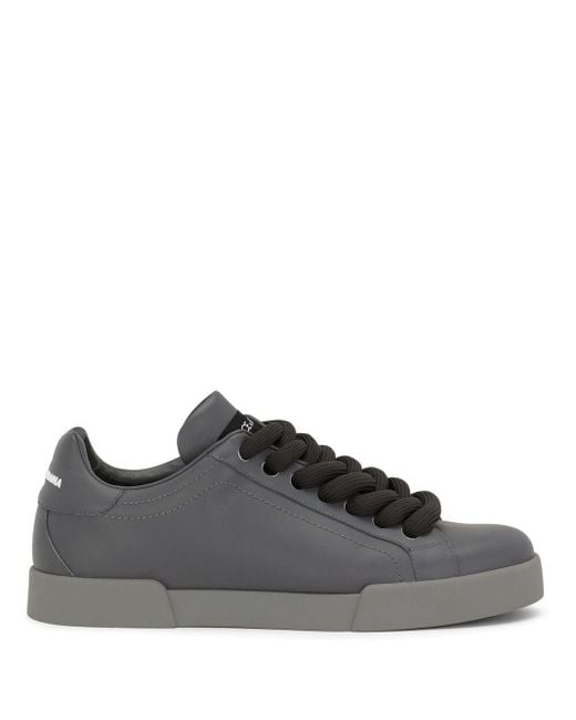 Dolce & Gabbana Chunky-lace Low-top Sneakers in Black for Men | Lyst