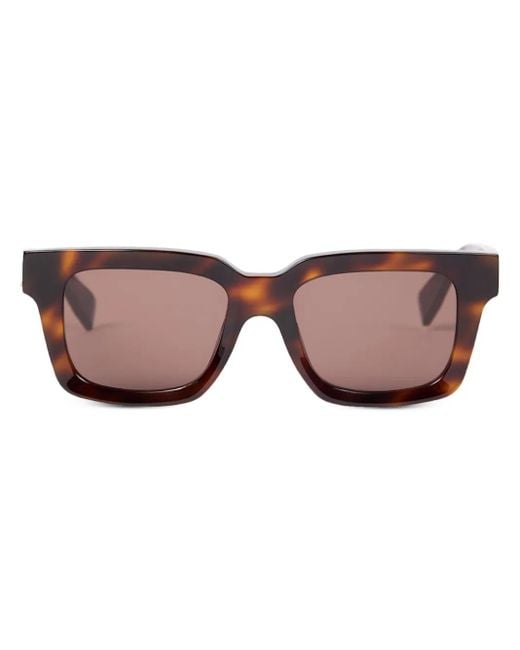 Viktor & Rolf Brown Square-Frame Sunglasses