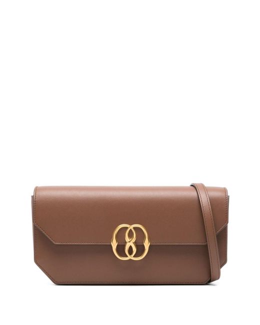 Bally Brown Emblem Handtasche
