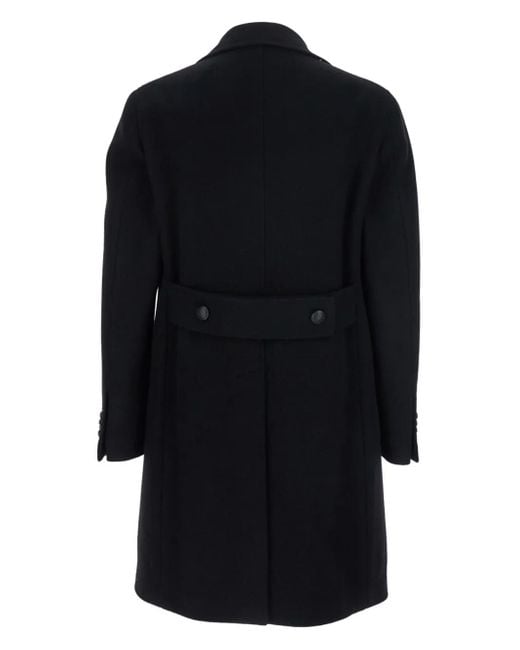 Tagliatore Blue Wool Coat for men