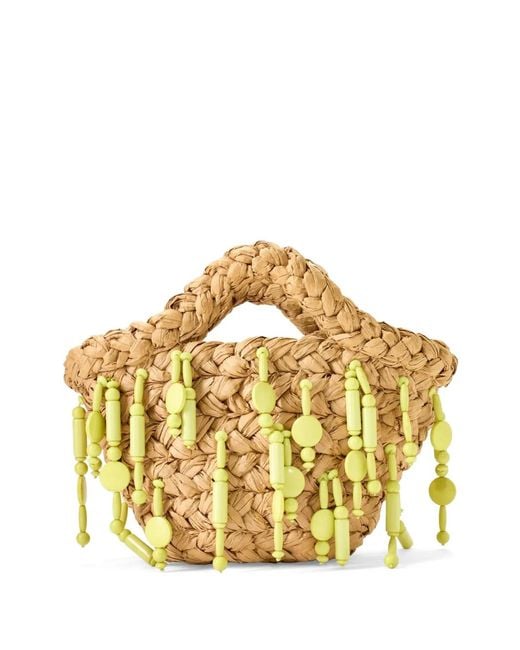 Simon Miller Metallic Shelly Beaded Tote Bag