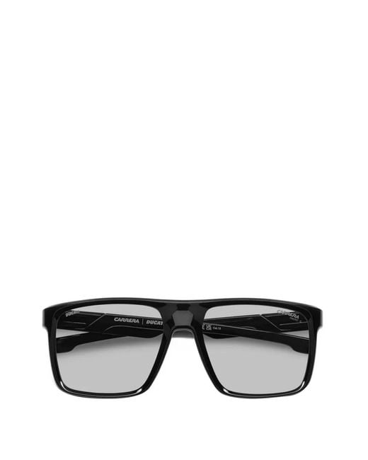 Carrera Black Montura Square-Frame Sunglasses for men