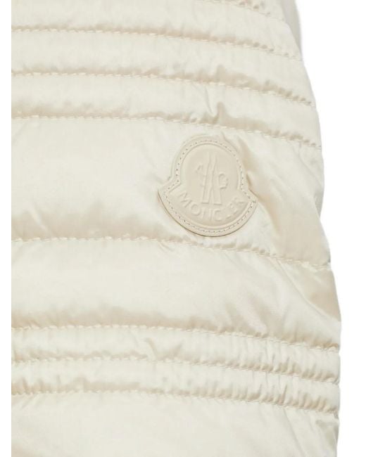 Moncler White 'Cataire' Down Jacket
